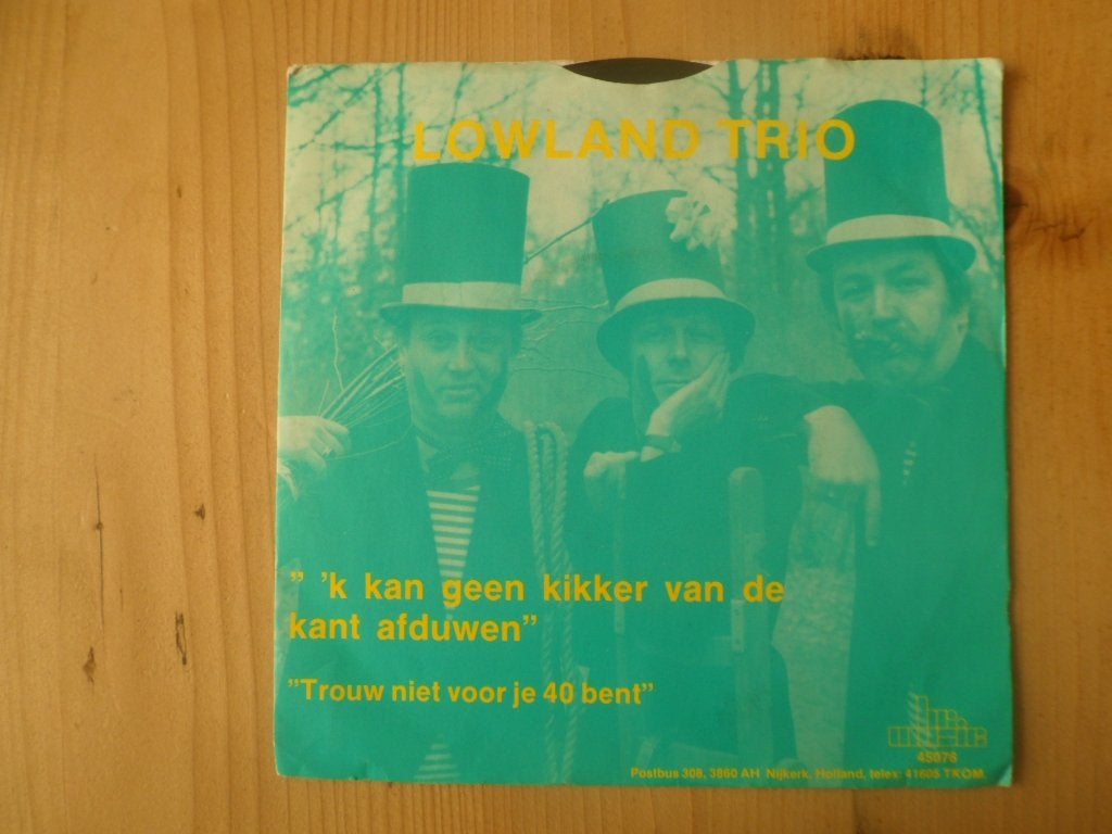 Lowland Trio, Ophalen of Verzenden, Gebruikt, 7 inch, Nederlandstalig