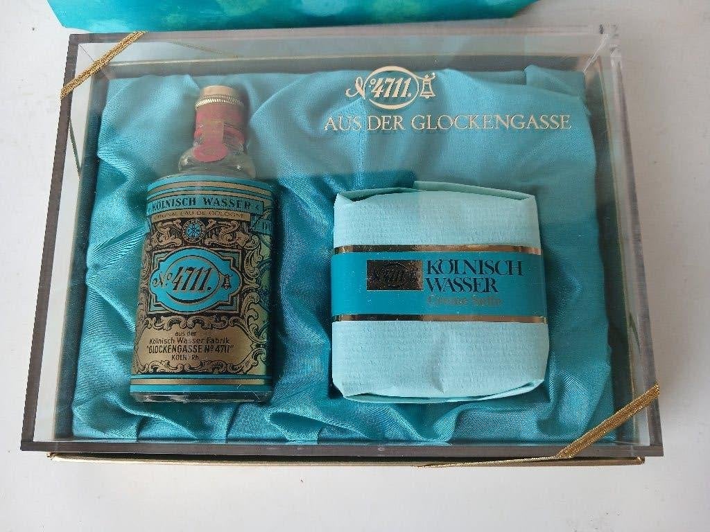VINTAGE geschenkverpakking 4711 Echt Kölnisch Wasser 75 ml, Verzenden, Nieuw, Parfumfles, Gevuld
