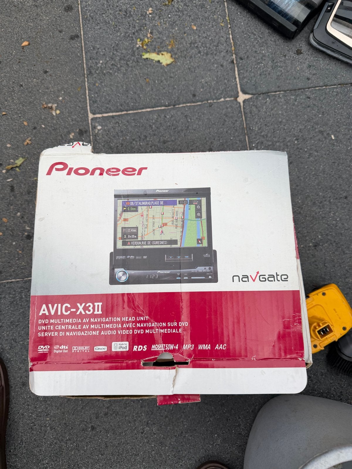 Pioneer AVIC-X3II Navigatiesysteem met DVD-speler, Ophalen, Gebruikt