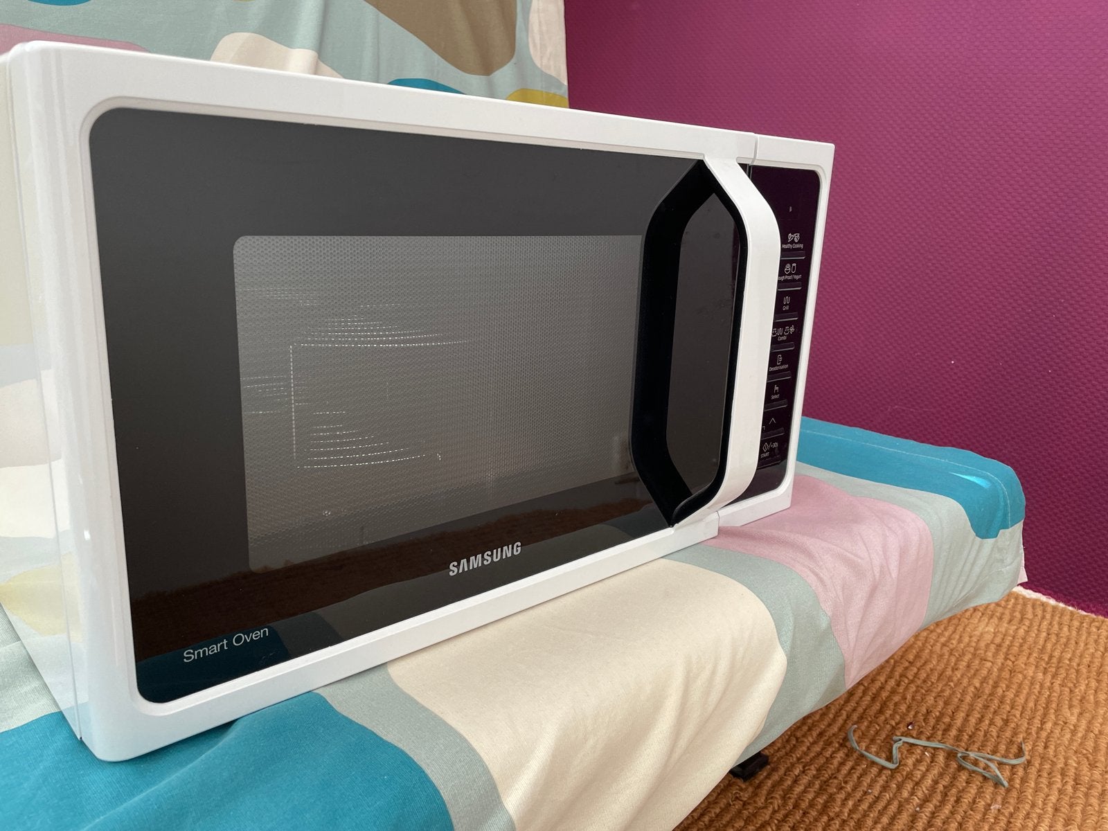 Samsung MC28H5015AW - Combi-magnetron -- Zo goed als nieuw, Ophalen, Combimagnetron, Grill, Zo goed als nieuw