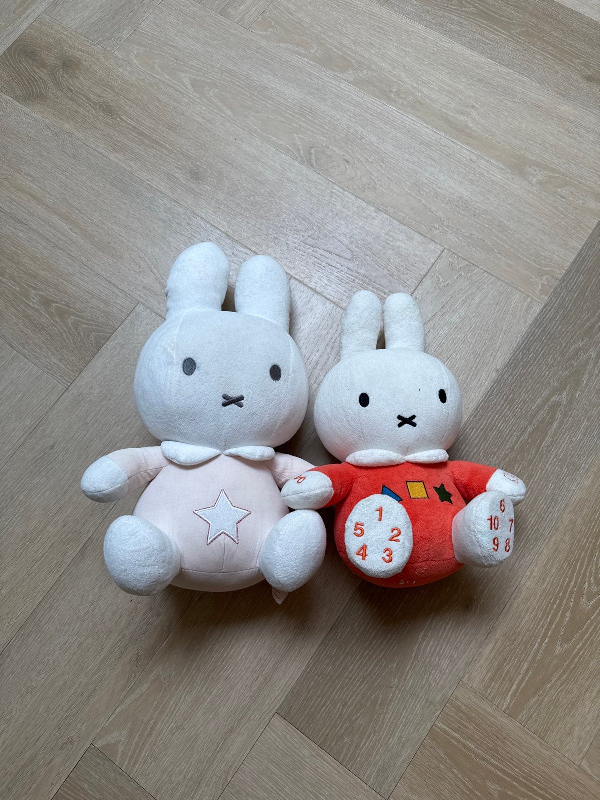 Nijntje knuffels - set van 2, Gebruikt, Konijn, Nijntje, Ophalen of Verzenden