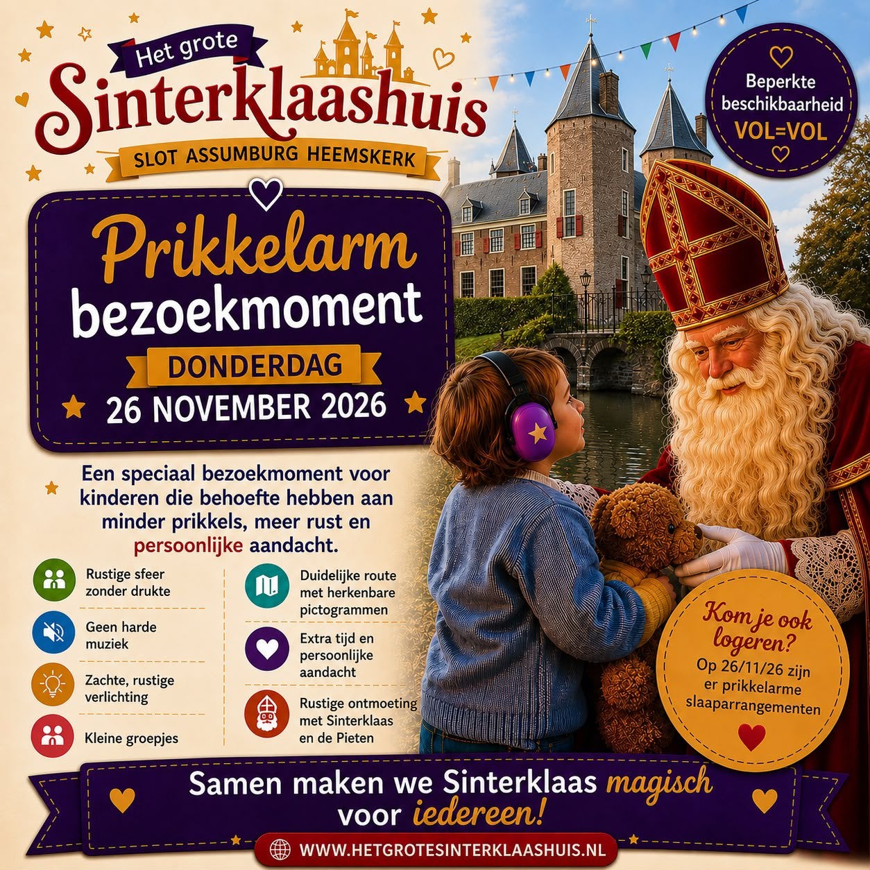 Prikkelarm bezoek moment Sinterklaas, Diversen, Sinterklaas, Ophalen of Verzenden