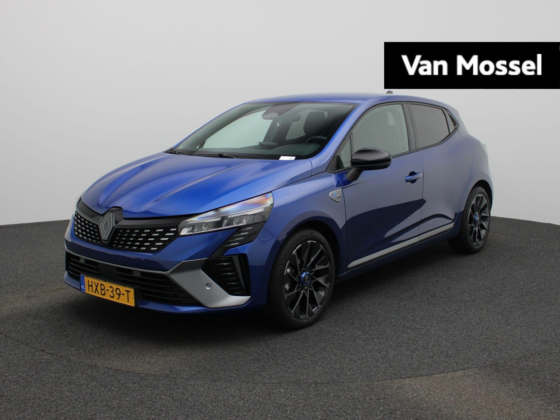 Renault Clio 1.6 E-Tech Full Hybrid 145Pk esprit Alpine | Na, Auto's, Gebruikt, Blauw, Leder en Stof, 23 km/l