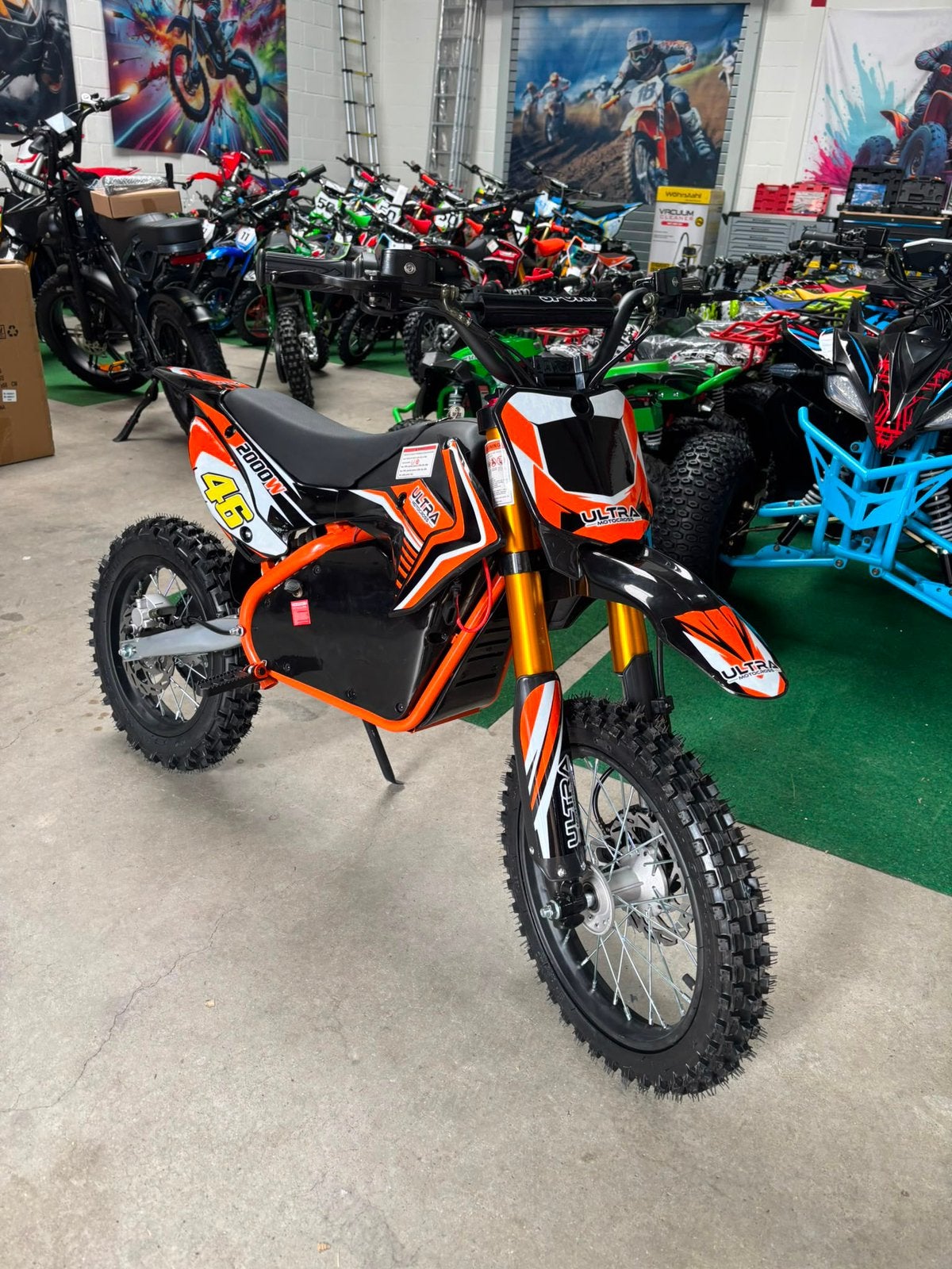 Nieuw Snelle Elektrische Crosser 2000W 60V 75km/h Op Accu, Kinderen en Baby's, Nieuw