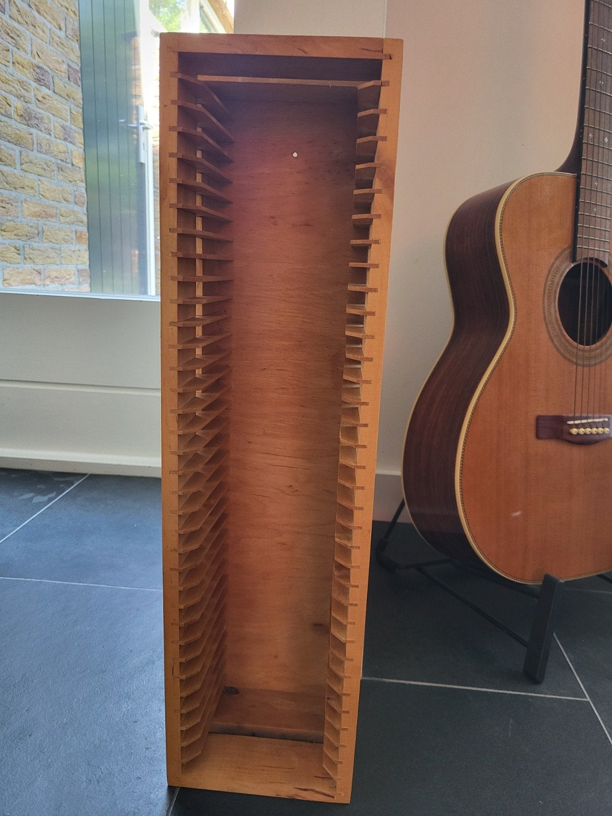 Houten cd rek, Ophalen, Hout, Cd's