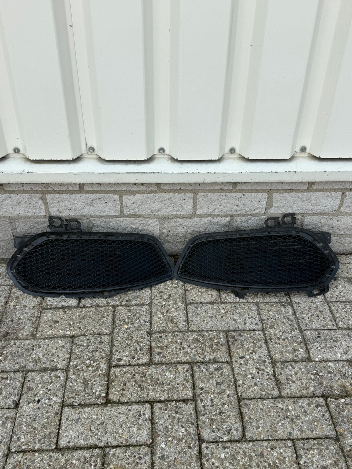 Mercedes CLA C117 X117 AMG Voorbumper Roosters Set, Gebruikt, Mercedes-Benz, Rechts, Ophalen of Verzenden