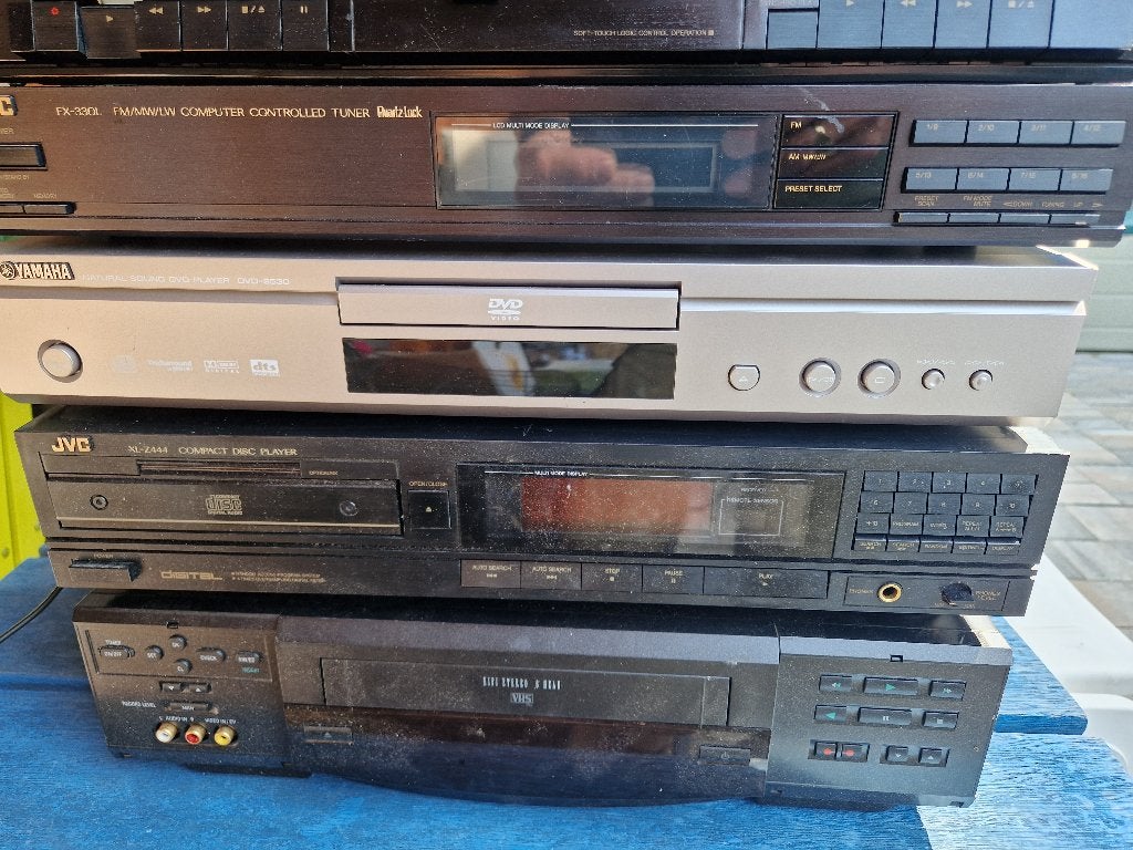 Vintage Audio Apparatuur Bundel: JVC, Yamaha, Technics, Audio, Tv en Foto, Ophalen of Verzenden, Gebruikt