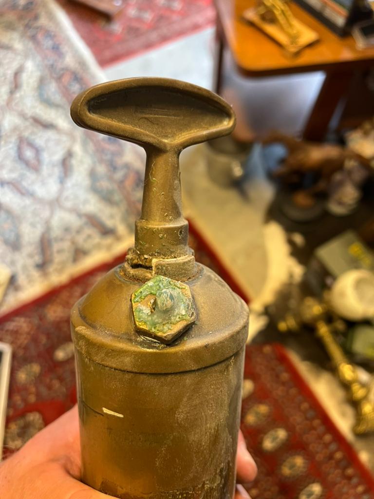 Oud kleine brandblusser oldtimer, Antiek en Kunst, Ophalen