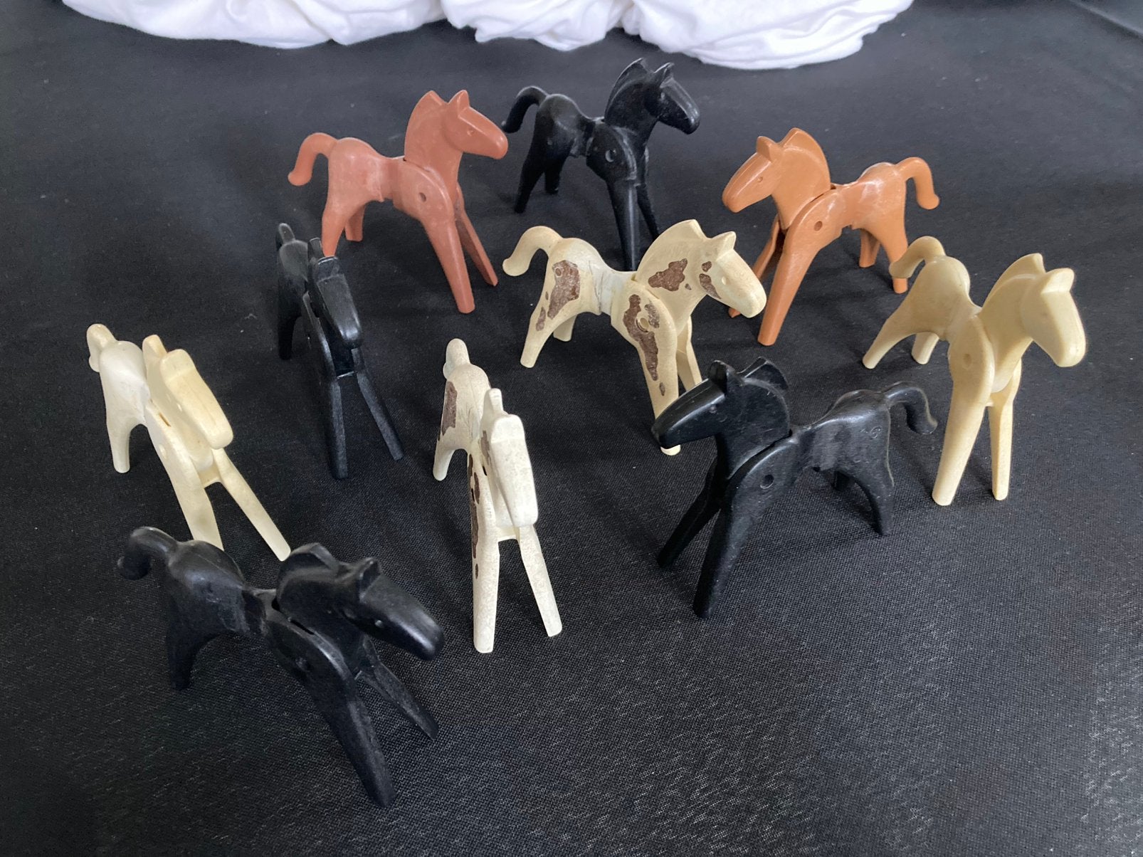 Playmobil vintage paarden., Ophalen of Verzenden, Gebruikt, Losse onderdelen