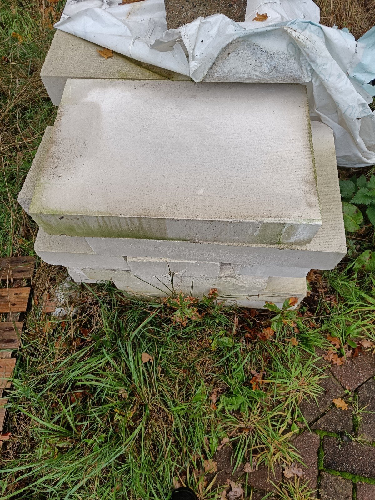 lijmblokken, Ophalen, Gebruikt, Minder dan 5 m², Beton