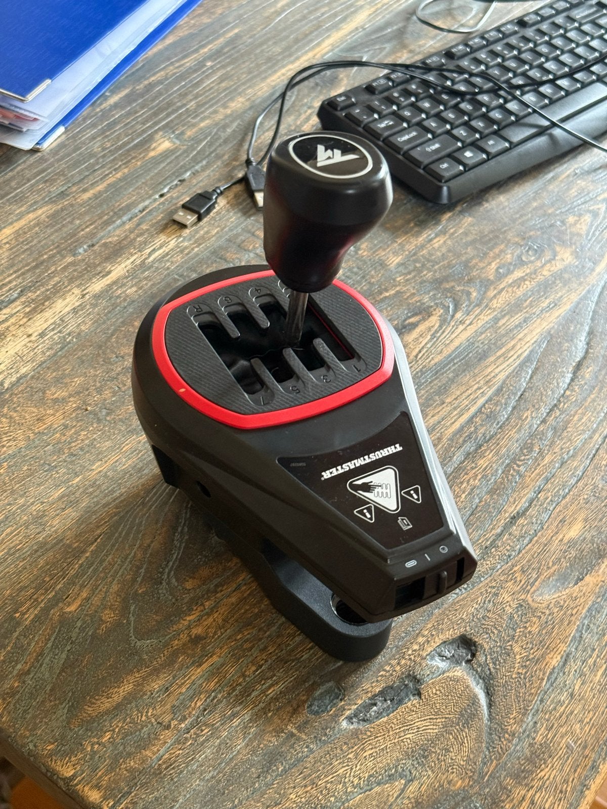 Thrustmaster TH8A Shifter - Zo goed als nieuw, Spelcomputers en Games, Ophalen of Verzenden, Zo goed als nieuw, Shifter, Thrustmaster