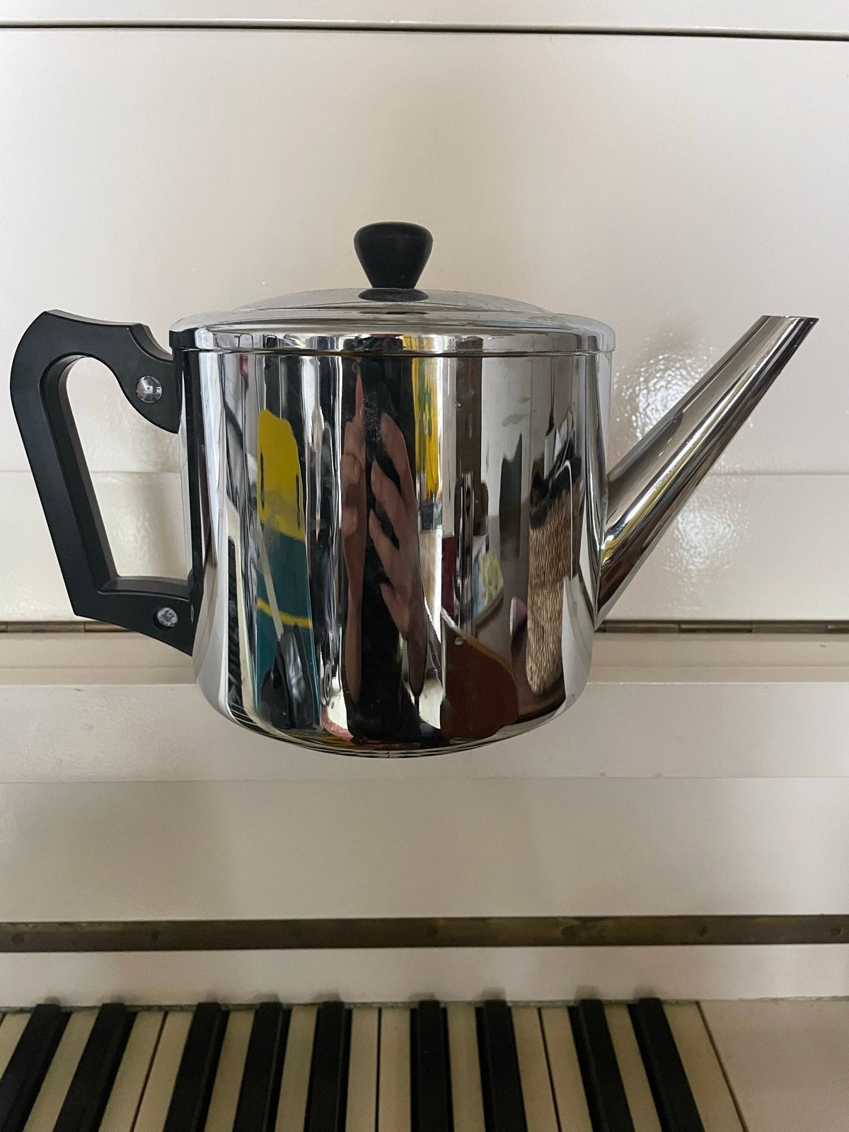 Bredemeijer Theepot Hilversum-Holland, Theepot/fluitketel, Bredemeijer, Zilver, Ophalen of Verzenden