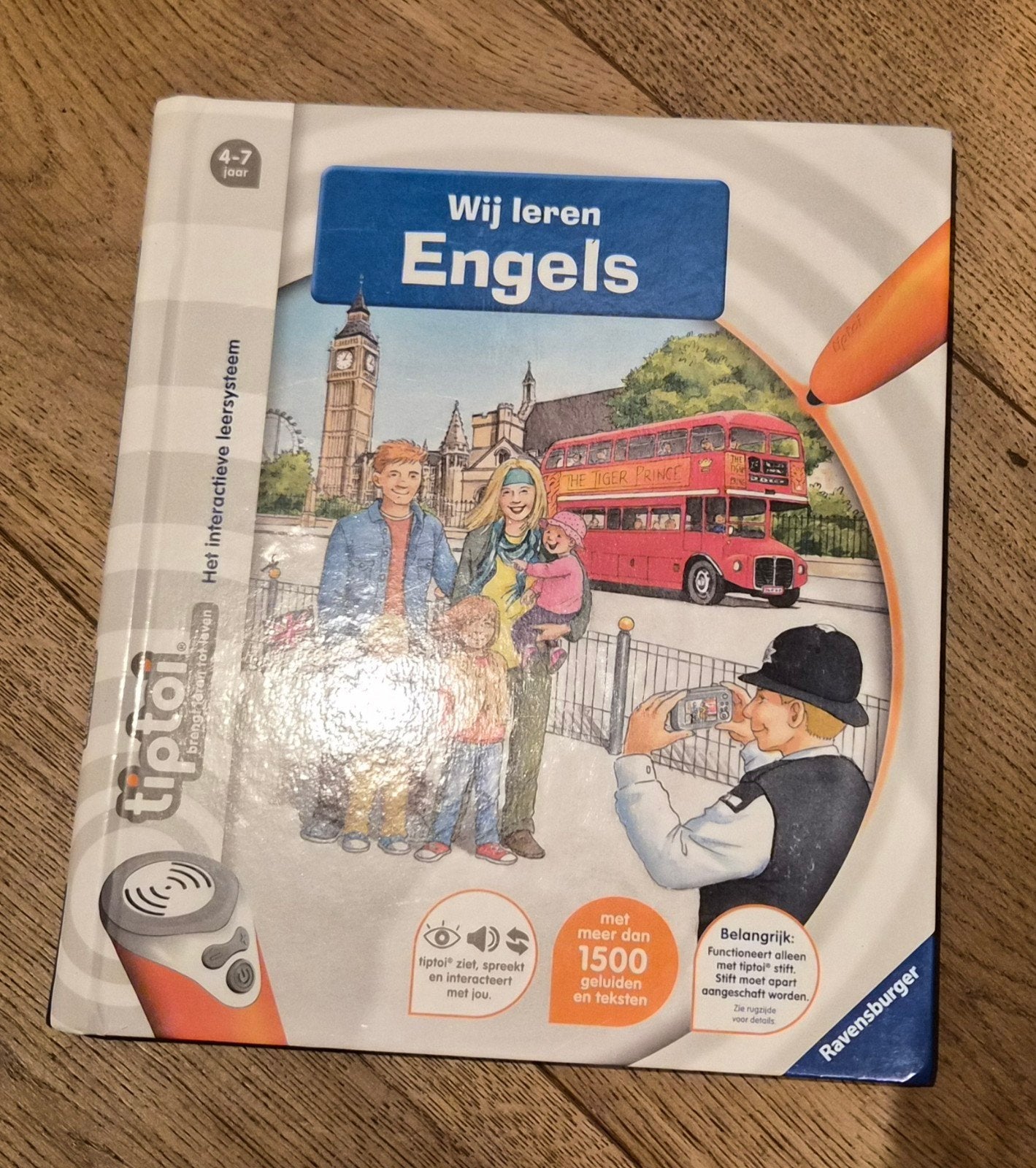 inclusief pen Tiptoi Wij Leren Engels - Interactief Leersyst, Ophalen, Zo goed als nieuw, Taal en Lezen, Met geluid