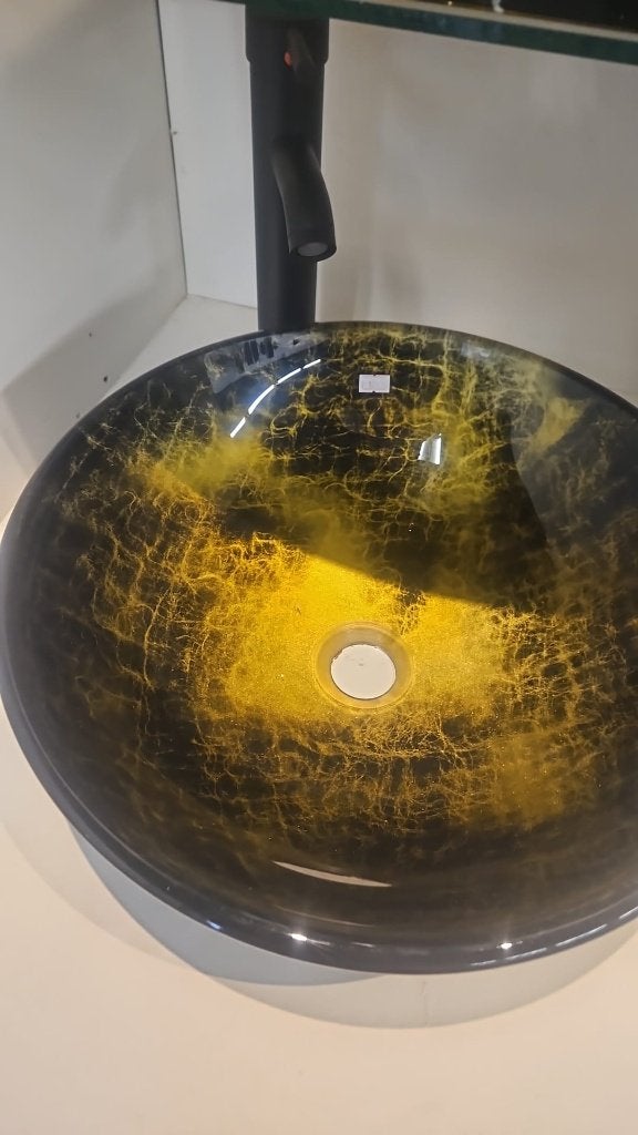 wasbak, Ophalen, Nieuw, Glas, Wastafel