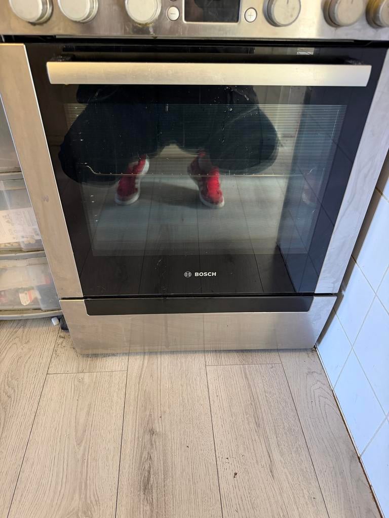 Bosch Vrijstaand Gasfornuis met Oven - Gebruikt, Ophalen, Zo goed als nieuw