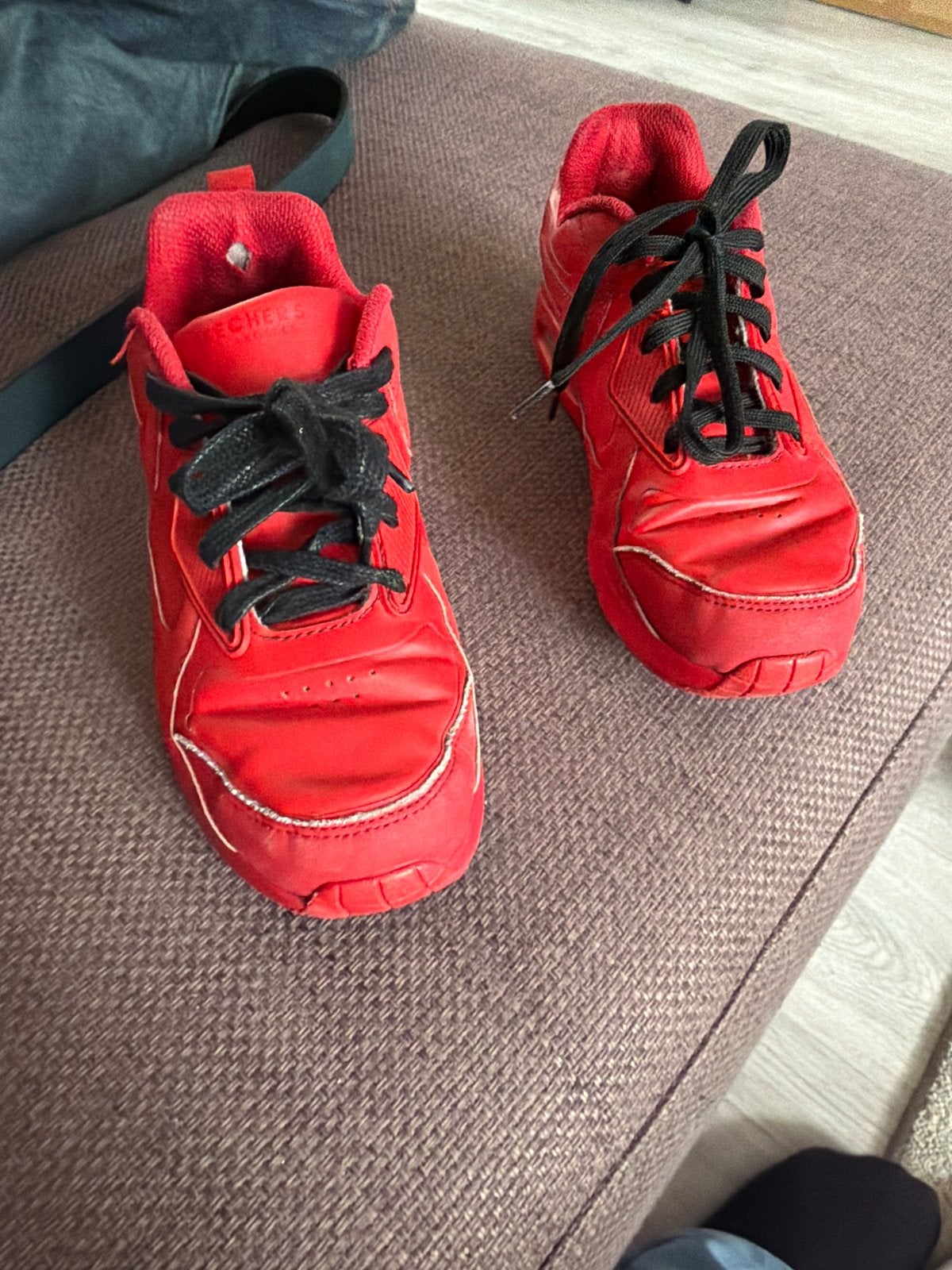 Skechers rode sneakers maat 36, Ophalen, Gedragen, Blauw, Sneakers of Gympen