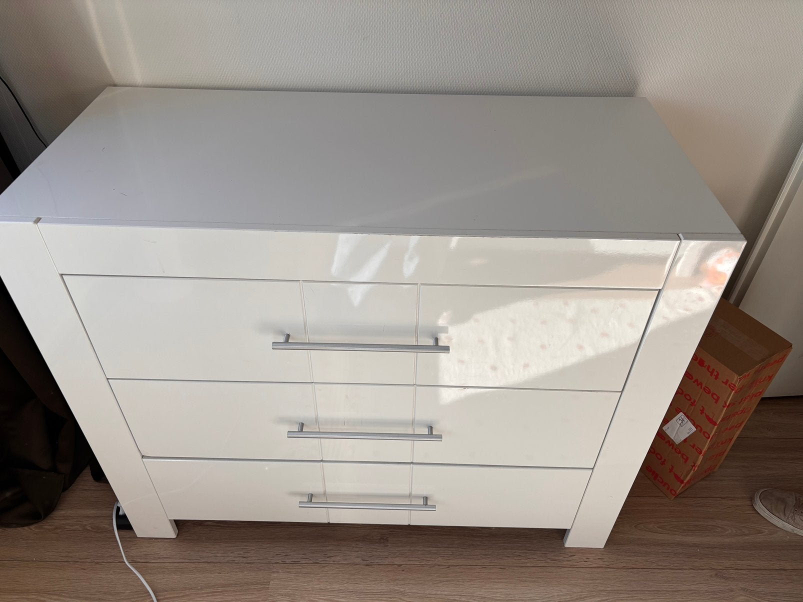 Stevige commode bopita, Kinderen en Baby's, Kinderkamer | Commodes en Kasten, Ophalen, Gebruikt, 50 tot 70 cm, 100 cm of meer
