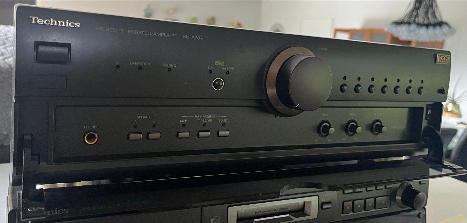 Technics SU-A707 classAA versterker met originele AB, Audio, Tv en Foto, Versterkers en Receivers, Overige merken, Gebruikt, Ophalen of Verzenden