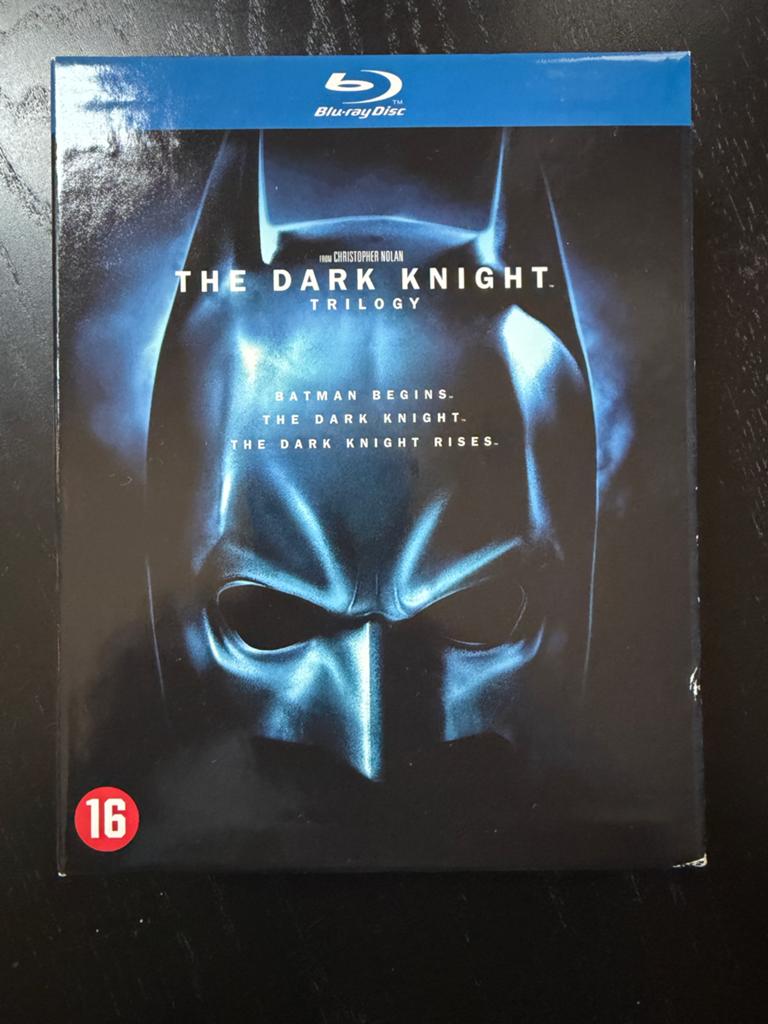 The Dark Knight Trilogy Blu-ray, Ophalen of Verzenden, Gebruikt, Actie, Boxset