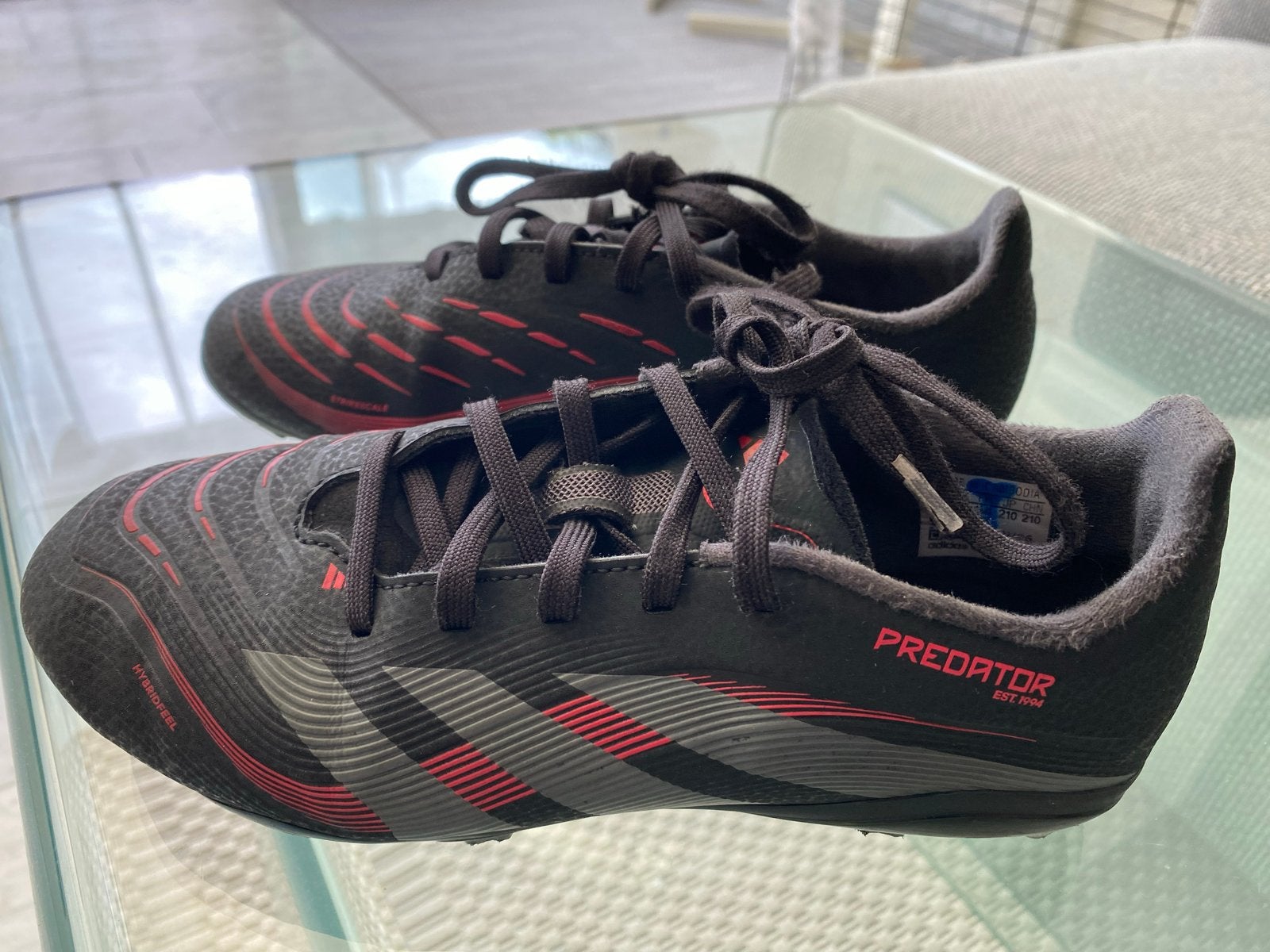 Adidas Predator voetbalschoenen - Maat 34, Ophalen of Verzenden, Gebruikt, Schoenen