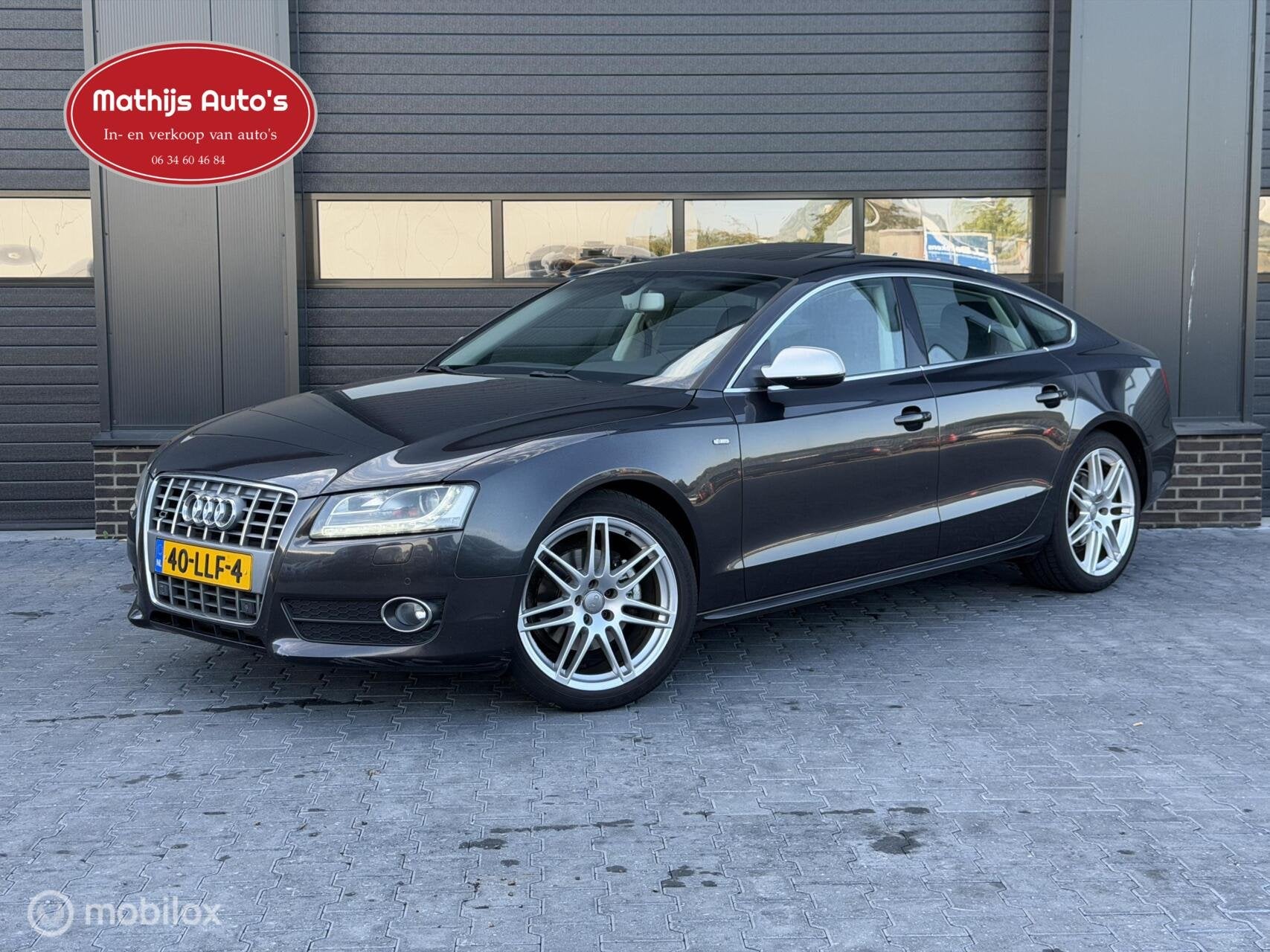 Audi A5 Sportback 2.0 TFSI Pro Line S-Line Automaat! Goed on, Euro 5, 4 cilinders, 1984 cc, Bedrijf