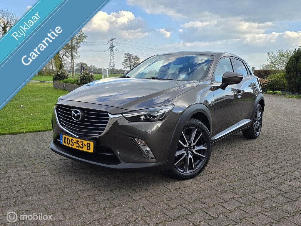 Mazda CX-3 2.0 SkyActiv-G 120 GT-M/AUTOMAAT/LEDER/TREKHAAK, 1998 cc, 4 cilinders, Leder, SUV of Terreinwagen
