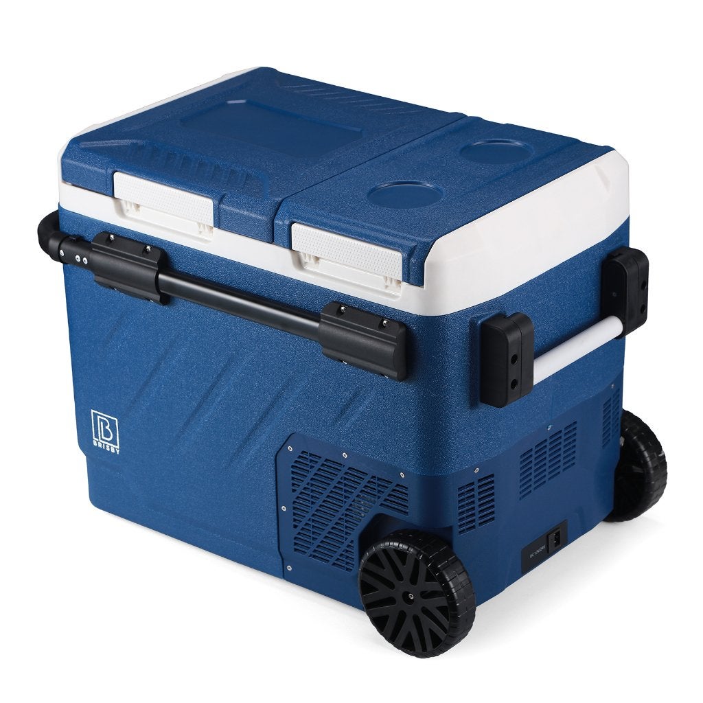Brisby 49,1 Liter Compressor Koelbox Dual Zone met Car Mugs, Ophalen, Nieuw, Koelbox, Compressor