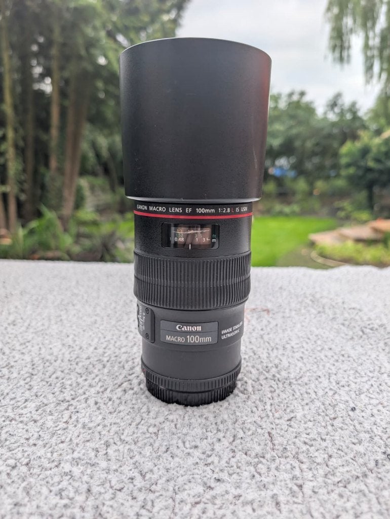 Canon EF 100mm f/2.8 L Macro IS USM - Macrolens, Canon, Ophalen of Verzenden, Zo goed als nieuw, Macrolens