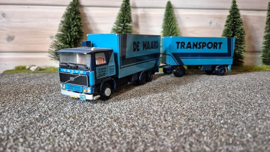 Volvo Tekno Zelfbouw 'De Waard Transport' voor de liefhebber, Overige merken, Gebruikt, 1:50 of kleiner, Ophalen of Verzenden