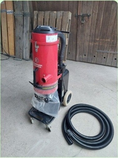 Pullman Ermator S13 professionele bouwstofzuiger, Ophalen