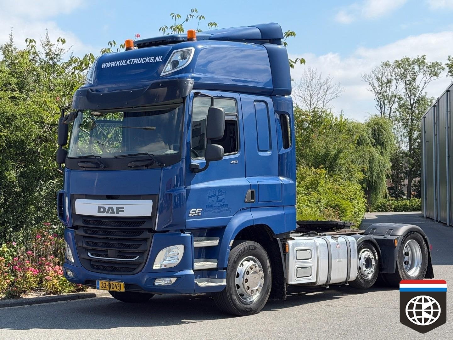 DAF CF 410 FTP 6X2 - Space cab - NIGHT A/C - holland truck K, Auto's, Automaat, Euro 6, Origineel Nederlands, Diesel