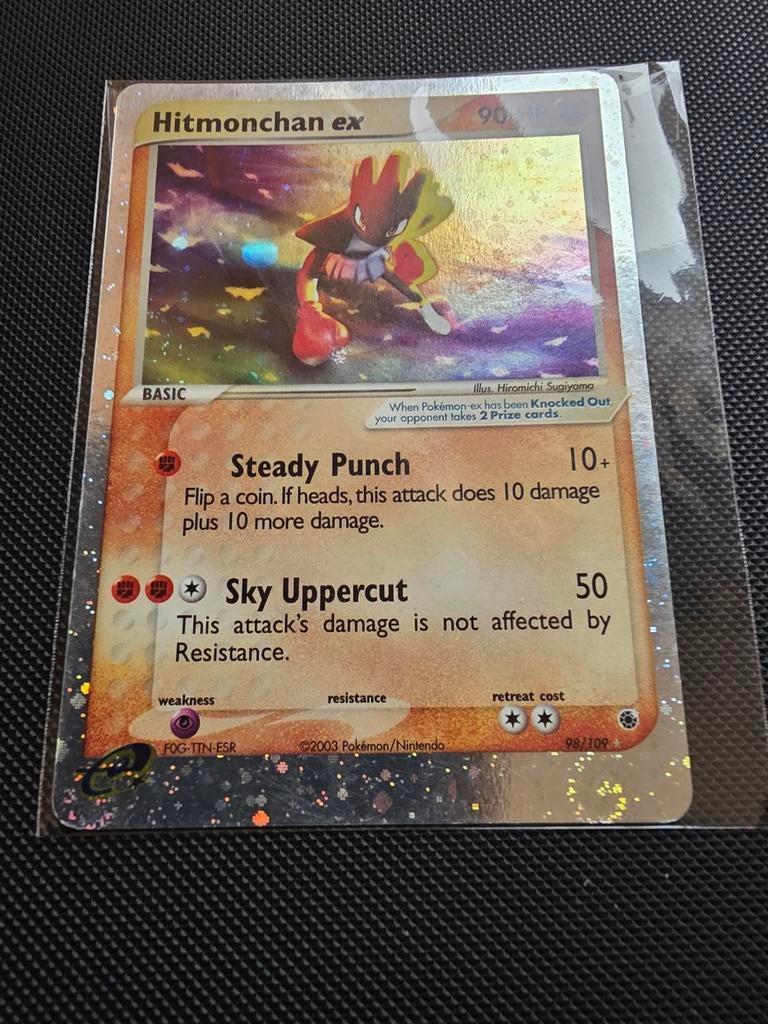 Hitmonchan ex - Nette staat - 2 swirls, Ophalen of Verzenden