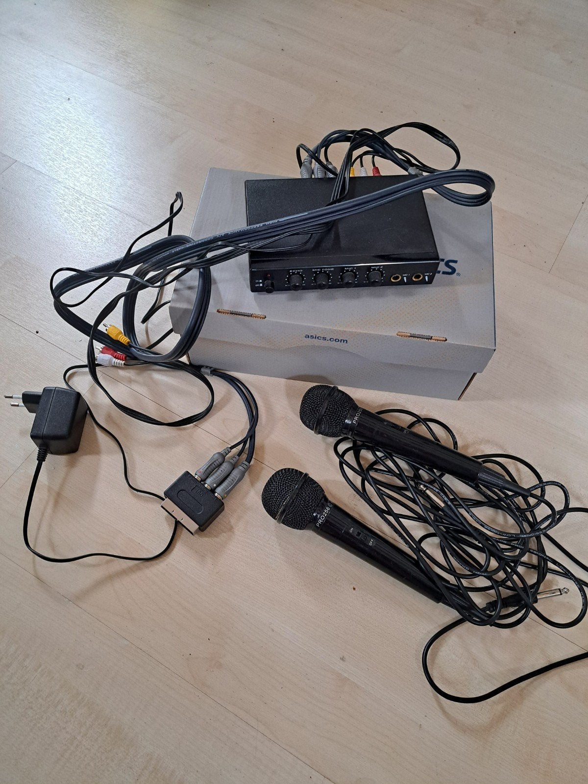 Karaoke set, Ophalen