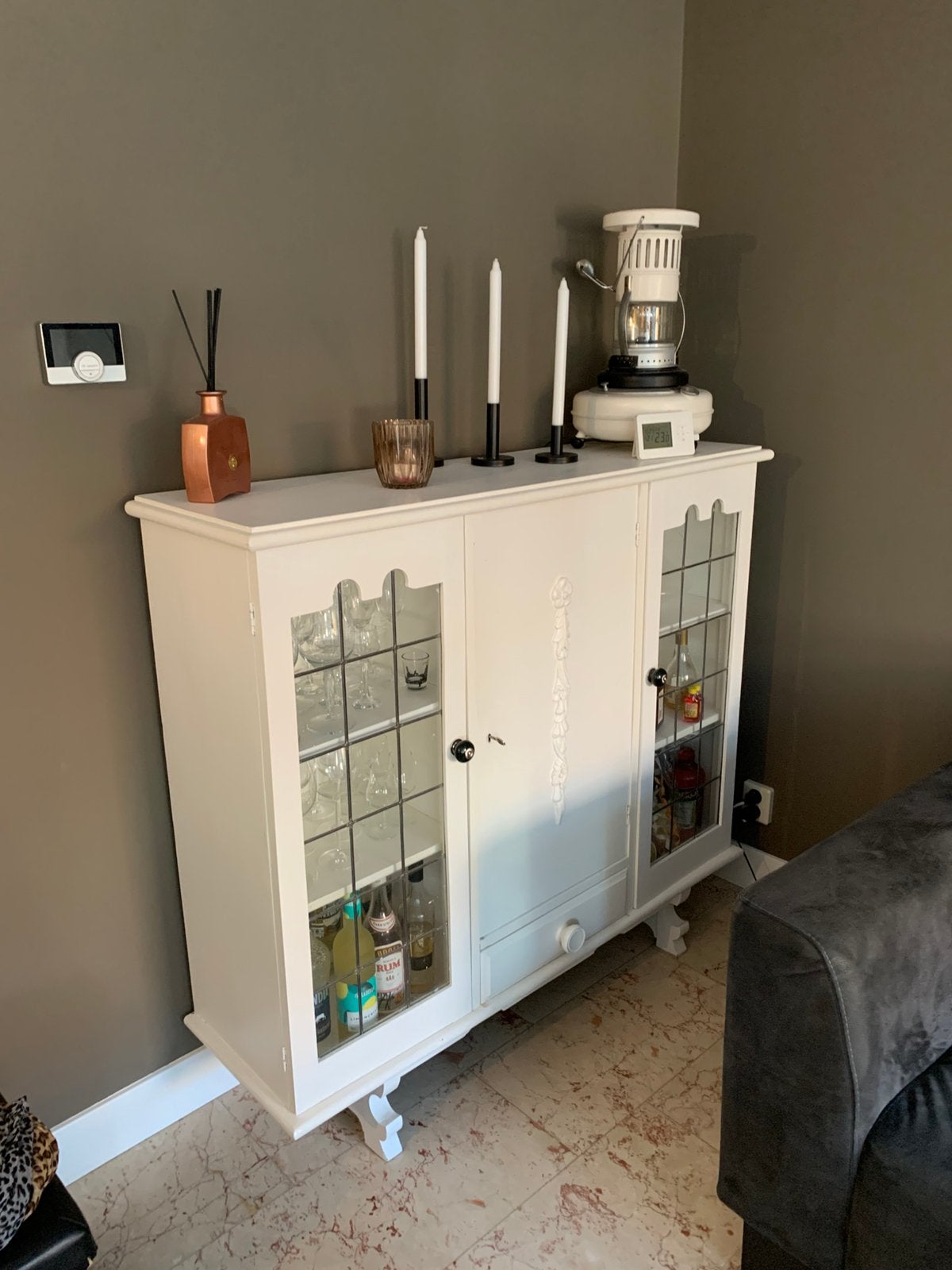 Leuk opgeknapt dressoir meubel, Ophalen, Zo goed als nieuw, 25 tot 50 cm