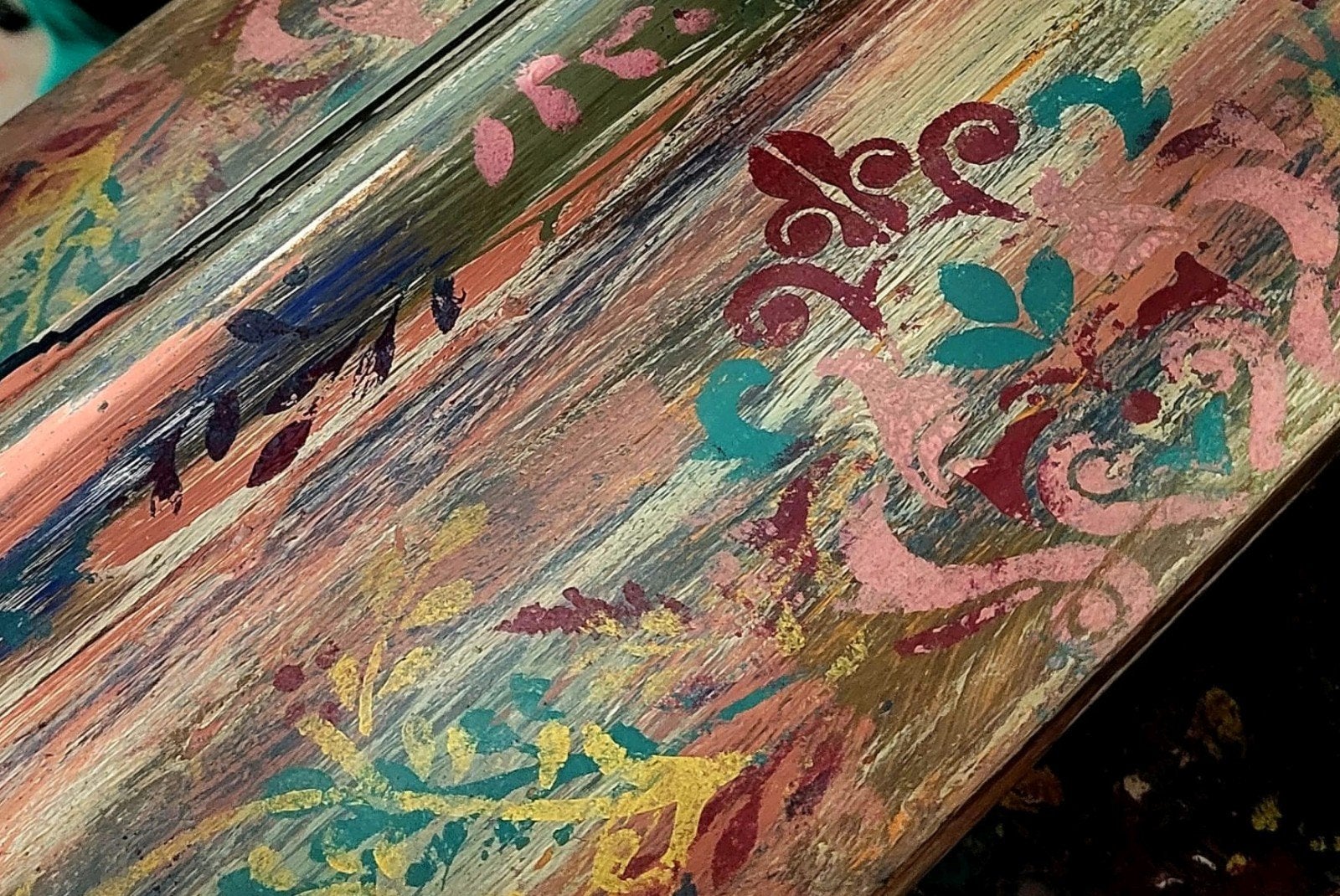 India/Boho/Kaptafel/Spiegel/3 luik, Ophalen