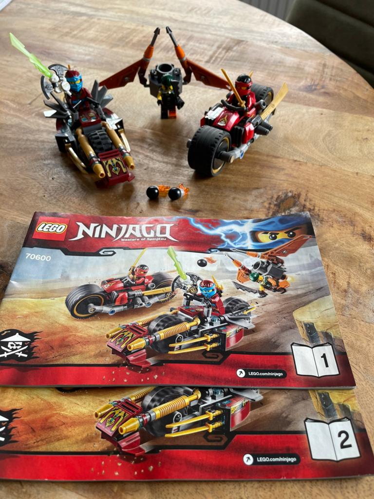Lego Ninjago 70600 Ninja Bike Chase, Ophalen, Zo goed als nieuw