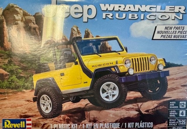 Coelianmodels, Revell 85-4501, Jeep Rubicon, 1/24, € 29,99, Hobby en Vrije tijd, Modelbouw | Auto's en Voertuigen, Auto, Revell