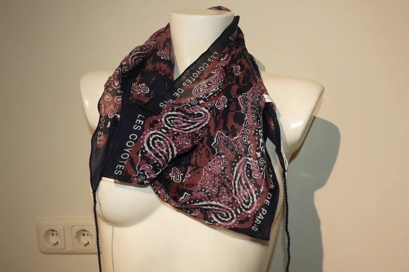 Les Coyotes de Paris driehoek shawl mooie paisley print nieu, Maat 38/40 (M), Verzenden, Nieuw, Sjaal