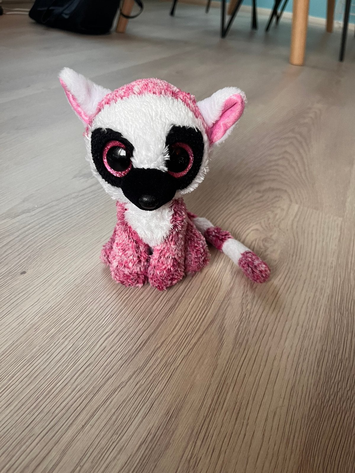 Ty beanie knuffel ringstaartmaki, Ophalen of Verzenden, Zo goed als nieuw, Overige typen