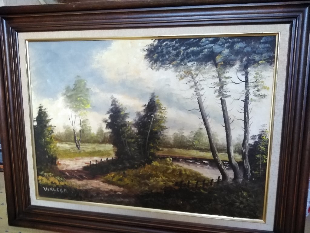 Schilderij Verleer, Ophalen
