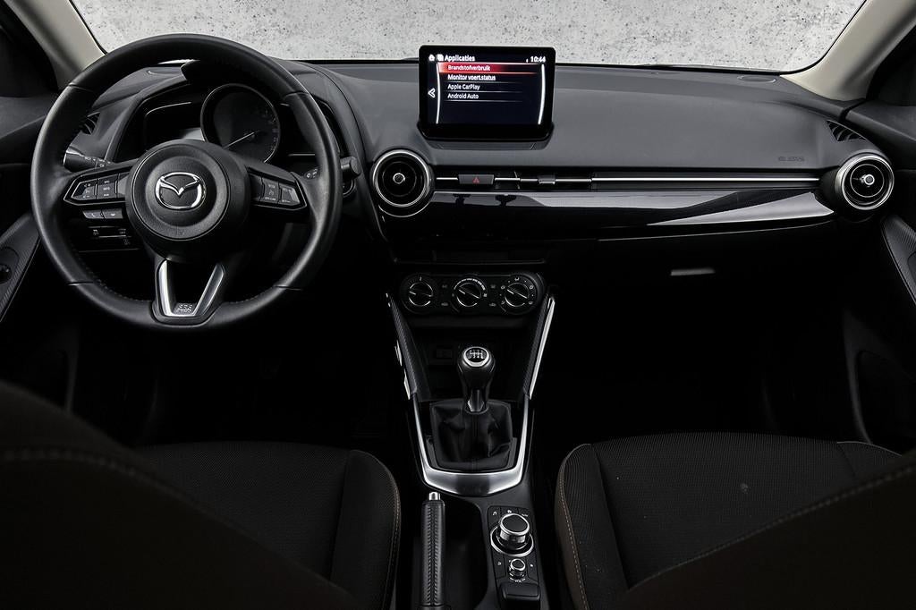 Mazda 2 1.5 Skyactiv-G | Airco | Apple Carplay | Cruise cont, Auto's, Mazda, Stof, Euro 6, 4 cilinders, Wit