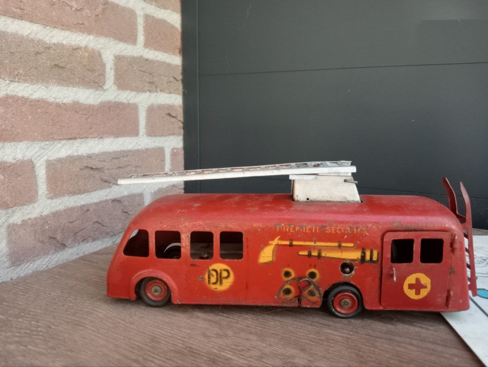 CIJ Renault camion de pompiers brandweer, Ophalen of Verzenden, Gebruikt