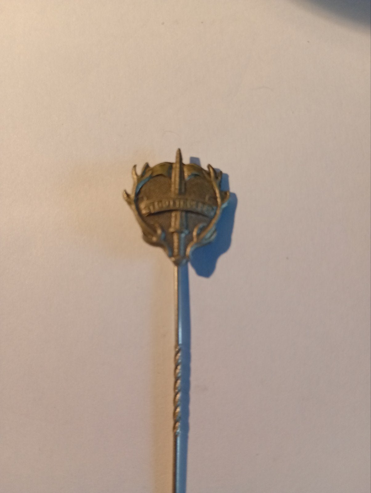 Vintage Speldje Stoottroepen - Militair Verzamelobject, Ophalen of Verzenden, Gebruikt, Overige onderwerpen, Speldje of Pin