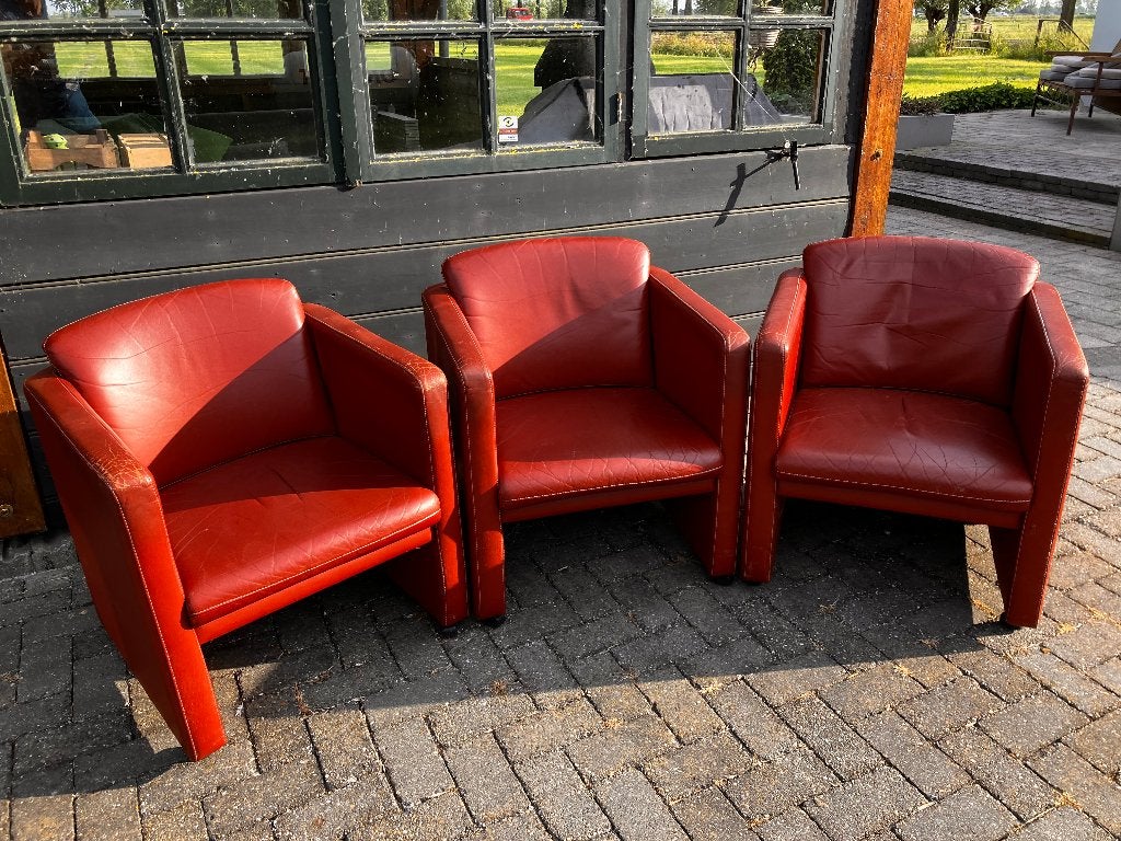 fauteuil, Ophalen, Gebruikt, 50 tot 75 cm, Leer