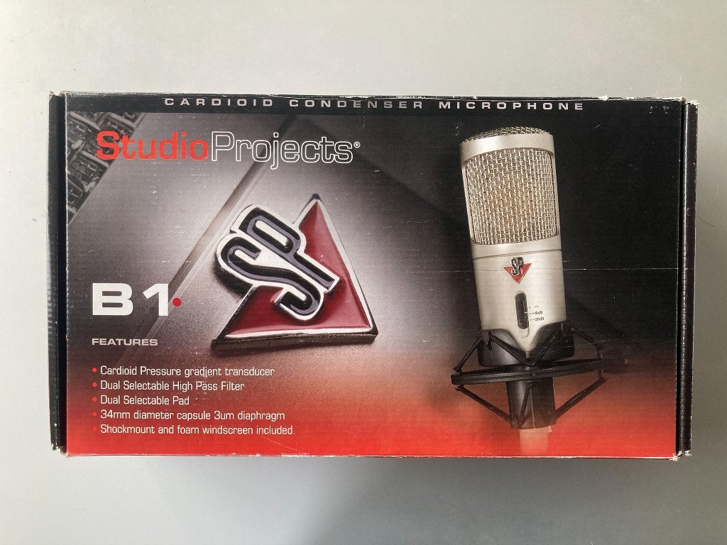 Studio Projects B1 cardioid Condensor Mike, Ophalen of Verzenden, Zo goed als nieuw, Studiomicrofoon
