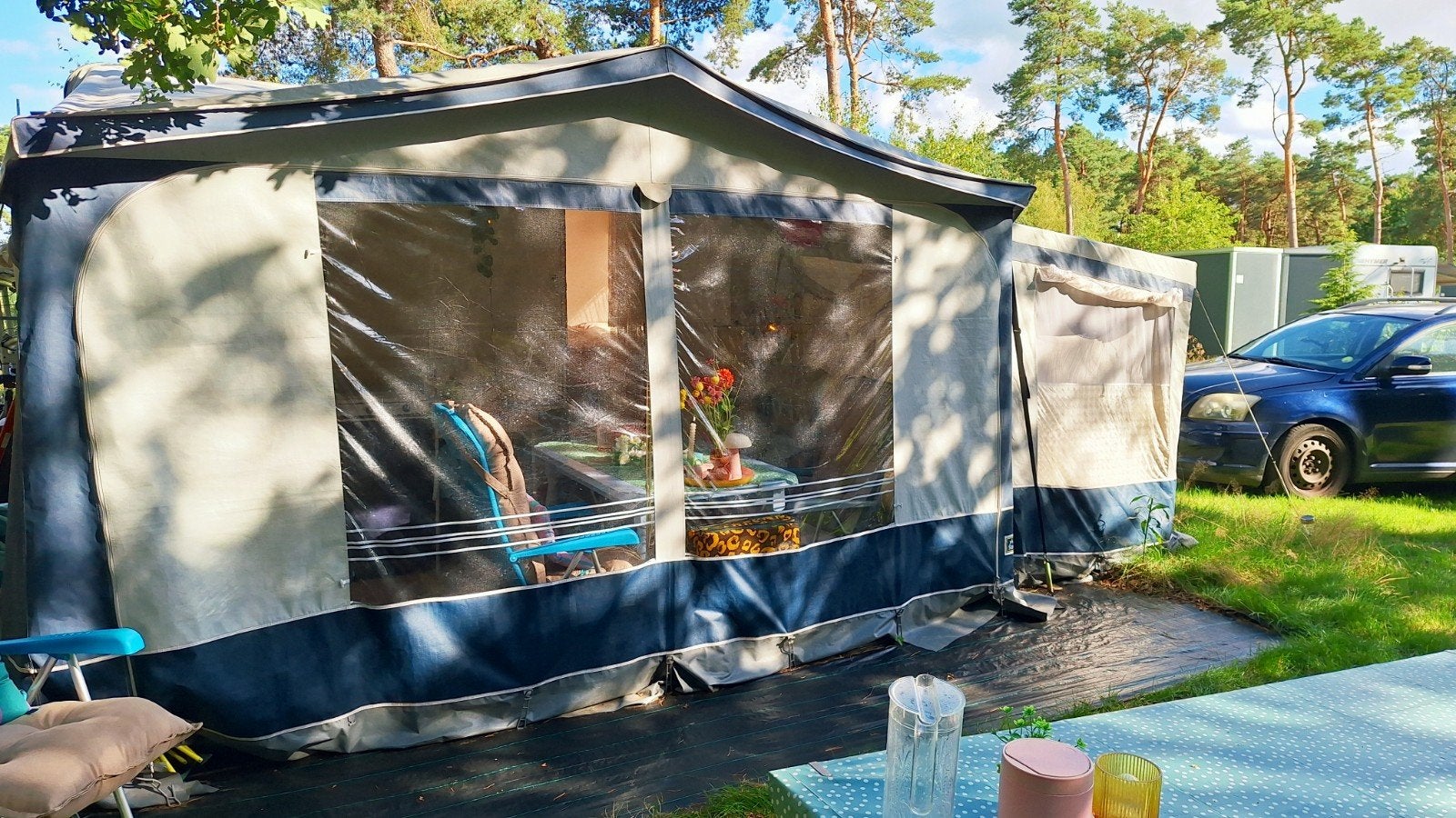 Sterckeman Fjord 390E caravan, met voortent., Caravans en Kamperen, Caravans, Sterckeman, Particulier, Tot en met 6, Overige