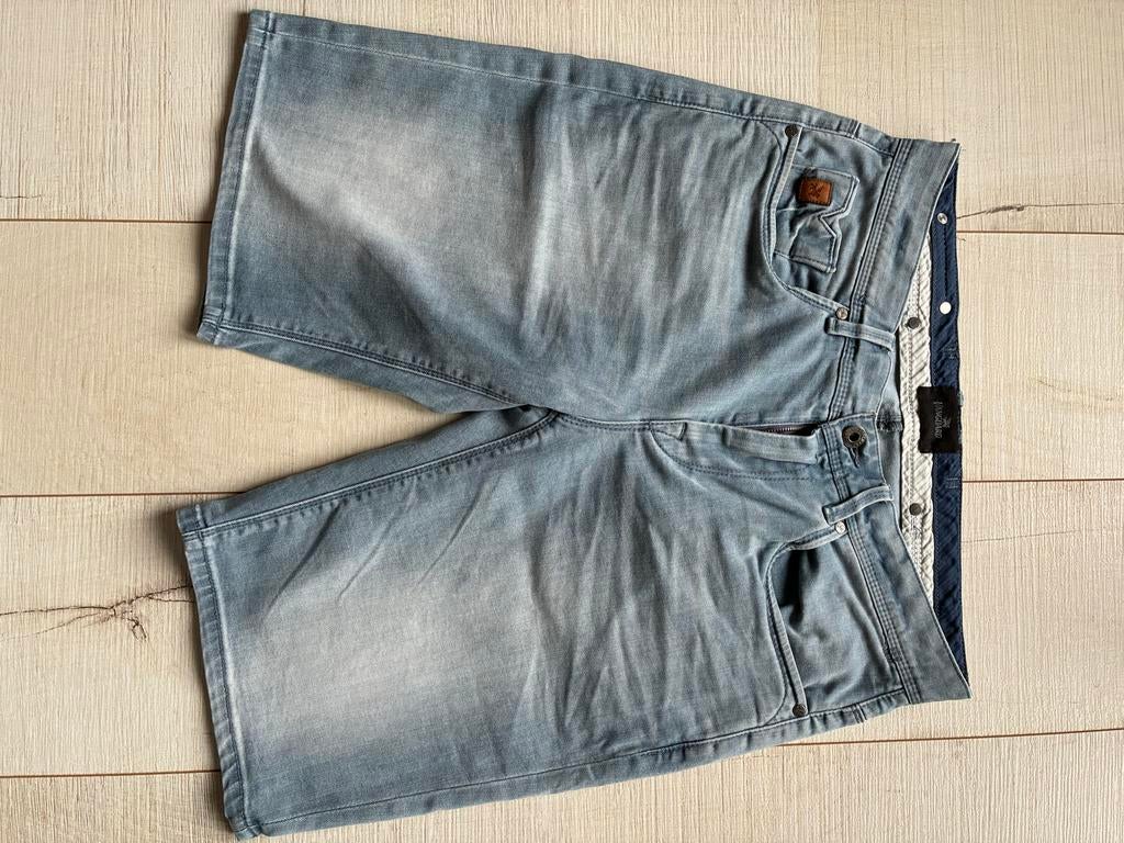 Vanguard Jeans Short Maat 31 Blauw - Zo goed als nieuw, Kleding | Heren, Ophalen of Verzenden, Zo goed als nieuw, Blauw, W32 (confectie 46) of kleiner