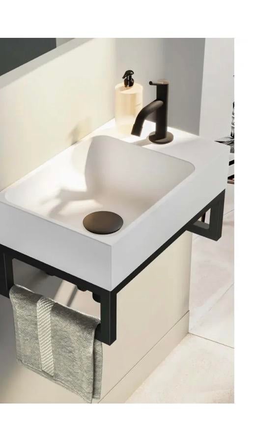 Allibert fonteinmeubel Iron Pack - Nieuw, Huis en Inrichting, Badkamer | Badkamermeubels, Minder dan 50 cm, Nieuw, Ophalen of Verzenden