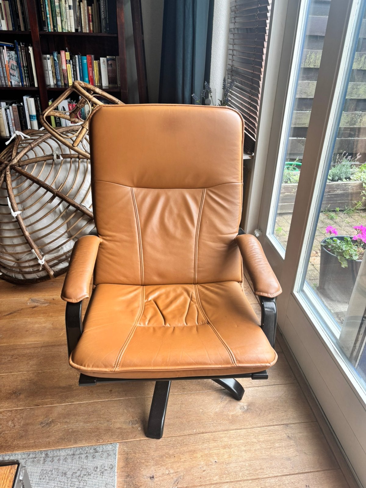 Draai fauteuil, Ophalen, Overige materialen, Gebruikt, 75 tot 100 cm