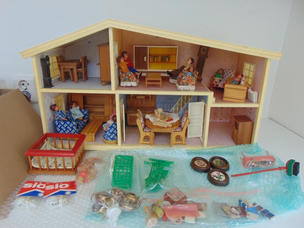 Lundby poppenhuis + Spullen, Verzenden, Gebruikt, Poppenhuis